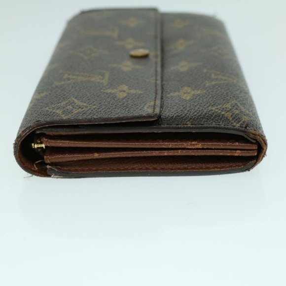 LOUIS VUITTON Monogram Portefeuille Sarah Long Wallet LV Auth - Picture 4 of 13